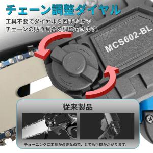 マキタ 互換 チェーンソー 電動 充電式 6イ...の詳細画像5