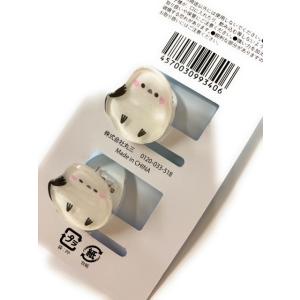 シマエナガ ミニヘアクリップ 2個セットの詳細画像1