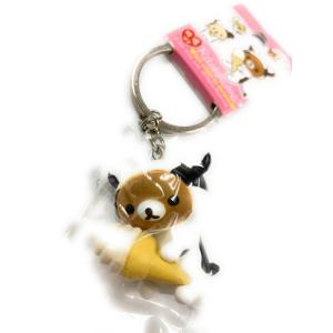 リラックマ 温泉地限定 プレートジャンボキーホルダー 温泉でごゆるり