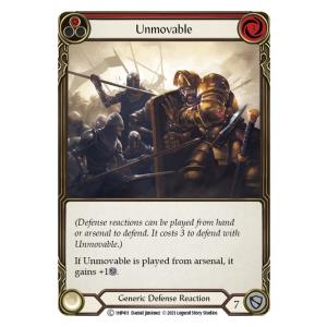 FaB ■英語版■《 Unmovable 》[1HP411-] (red)