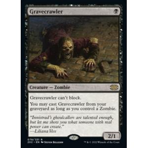 MTG ■黒/英語版■ 《墓所這い/Gravecrawler》ダブルマスターズ2022 2X2