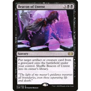 MTG ■黒/英語版■ 《不穏の標/Beacon of Unrest》★FOIL★  ダブルマスターズ 2XM｜shop998