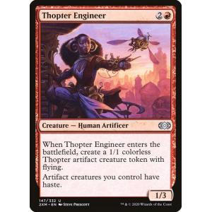 MTG ■赤/英語版■ 《飛行機械技師/Thopter Engineer》★FOIL★  ダブルマスターズ 2XM｜shop998