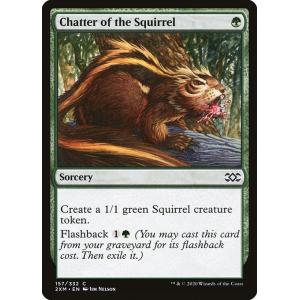 MTG ■緑/英語版■ 《リスのお喋り/Chatter of the Squirrel》★FOIL★  ダブルマスターズ 2XM｜shop998