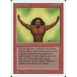 MTG ■赤/英語版■ 《Mijae Djinn》リバイズド 3ED