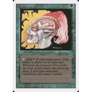 MTG ■緑/英語版■ 《ラノワールのエルフ/Llanowar Elves》リバイズド 3ED