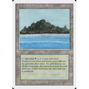 MTG ■土地/英語版■ 《Tropical Island》リバイズド 3ED