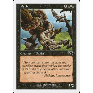 MTG ■黒/英語版■ 《ニシキヘビ/Python》第6版 6ED