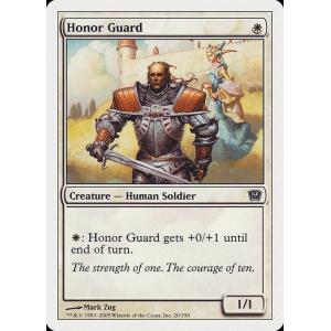 MTG ■白/英語版■ 《儀仗兵/Honor Guard》第9版  9ED｜shop998