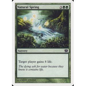 MTG ■緑/英語版■ 《自然の泉/Natural Spring》第9版 9ED 