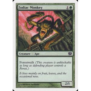 MTG ■緑/英語版■ 《黄道の猿/Zodiac Monkey》第9版 9ED