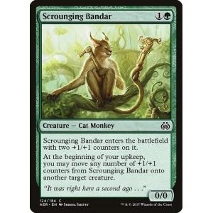MTG ■緑/英語版■ 《たかり猫猿/Scrounging Bandar》霊気紛争 AER