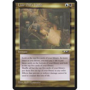 MTG ■金/英語版■ 《リム＝ドゥールの櫃/Lim-Dul's Vault》アライアンス ALL
