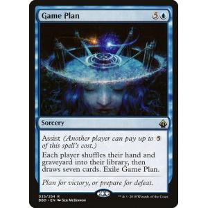 MTG ■青/英語版■ 《ゲームプラン/Game Plan》バトルボンド BBD