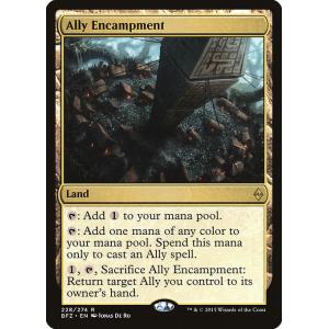 MTG ■土地/英語版■ 《同盟者の宿営地/Ally Encampment》戦乱のゼンディカー BF...