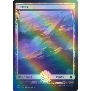 MTG ■土地/英語版■ 《平地/Plains》★FOIL★ 戦乱のゼンディカー BFZ