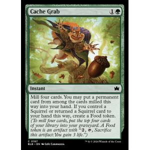 MTG ■緑/英語版■(167)《蓄え放題/Cache Grab》ブルームバロウ BLB  緑C