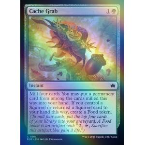 MTG ■緑/英語版■(167)《蓄え放題/Cache Grab》★FOIL★ ブルームバロウ BL...