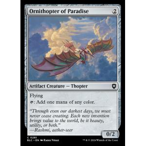 MTG ■無/英語版■(281)《極楽の羽ばたき飛行機械/Ornithopter of Paradi...