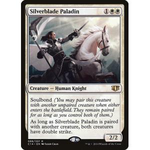 MTG ■白/英語版■ 《銀刃の聖騎士/Silverblade Paladin》統率者2014 C1...