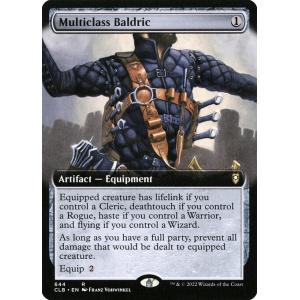 MTG ■無/英語版■ 《マルチクラスの飾り帯/Multiclass Baldric》▲拡張アート▲ 統率者レジェンズ：バルダーズゲートの戦い CLB