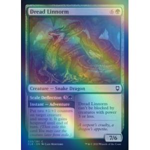 MTG ■緑/英語版■ 《戦慄のリノーム/Dread Linnorm》★FOIL★ 統率者レジェンズ...