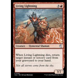 (142) MTG ■赤/英語版■ 《生ける稲妻/Living Lightning》カルロフ邸殺人事...