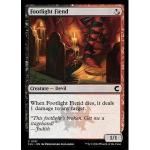 (191) MTG ■金/英語版■ 《脚光の悪鬼/Footlight Fiend》カルロフ邸殺人事件...