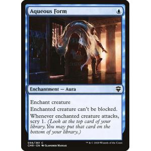 MTG ■青/英語版■ 《液態化/Aqueous Form》統率者レジェンズ　CMR