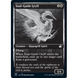 MTG ■白/英語版■ 《魂標グリフ/Soul-Guide Gryff》イニストラード:ダブルフュー...