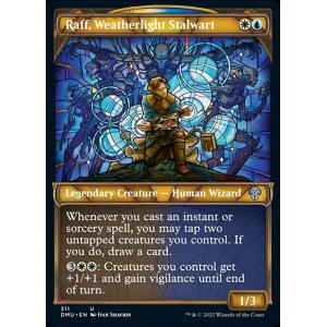 MTG ■金/英語版■ 《ウェザーライトの重鎮、ラフ/Raff, Weatherlight Stalwart》▲ショーケース▲ 団結のドミナリア DMU｜shop998