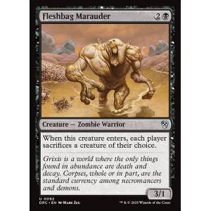 MTG ■黒/英語版■(092)《肉袋の匪賊/Fleshbag Marauder》霊気走破 DRC 黒U