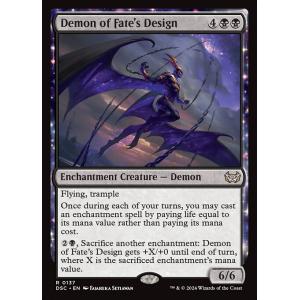 MTG ■黒/英語版■(137)《破滅企図の悪魔/Demon of Fate's Design》ダス...