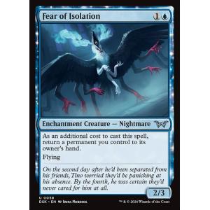 MTG ■青/英語版■(058)《孤立への恐怖/Fear of Isolation》ダスクモーン D...