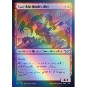 MTG ■赤/英語版■(152)《剃刀族の群れ呼び/Razorkin Hordecaller》★FO...