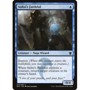 MTG ■青/英語版■《シディシの信者/Sidisi's Faithful》タルキール龍紀伝 DTK｜shop998