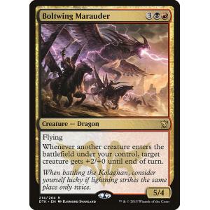 MTG ■金/英語版■《雷光翼の匪賊/Boltwing Marauder》★FOIL★ タルキール龍紀伝 DTK