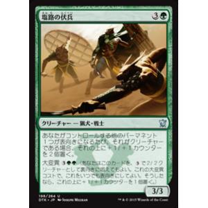 MTG ■緑/日本語版■《塩路の伏兵/Salt Road Ambushers》★FOIL★ タルキール龍紀伝 DTK｜shop998