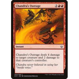 MTG ■赤/英語版■《チャンドラの憤慨/Chandra&apos;s Outrage》Archenemy:N...