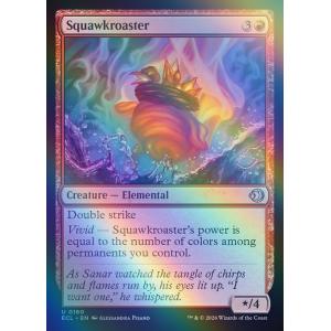 MTG ■赤/英語版■(160)★FOIL★《肉あぶり鳴き/Squawkroaster》ローウィンの昏明 ECL 赤U