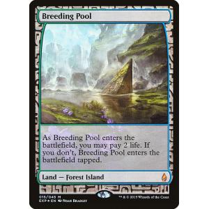 MTG ■土地/英語版■ 《繁殖池/Breeding Pool》★FOIL★ Zendikar Ex...