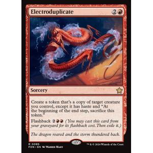 MTG ■赤/英語版■(085)《電気複製/Electroduplicate》ファウンデーションズ ...