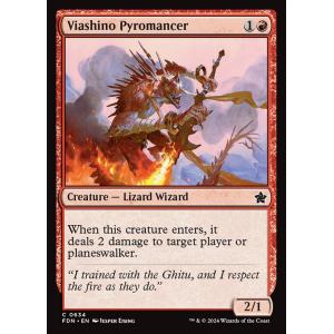 MTG ■赤/英語版■(634)《ヴィーアシーノの紅蓮術師/Viashino Pyromancer》...