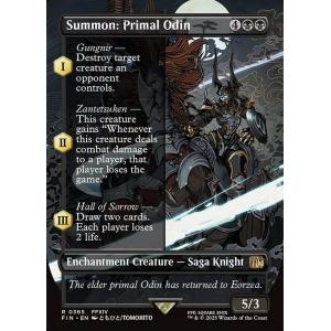 MTG ■黒/英語版■ 《(365)《召喚：蛮神オーディン/Summon: Primal Odin》...