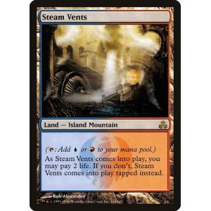 MTG ■土地/英語版■ 《蒸気孔/Steam Vents》ギルドパクト GPT