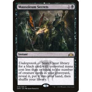 MTG ■黒/英語版■ 《霊廟の秘密/Mausoleum Secrets》ラヴニカのギルド GRN