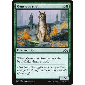 MTG ■緑/英語版■ 《気前のいい野良猫/Generous Stray》ラヴニカのギルド GRN