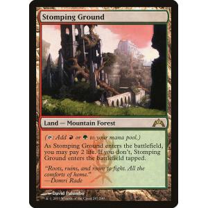 MTG ■土地/英語版■ 《踏み鳴らされる地/Stomping Ground》★FOIL★ ギルド門侵犯 GTC｜shop998