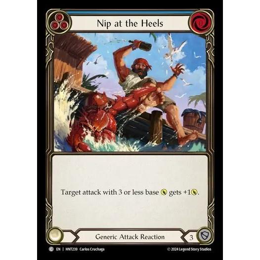 [HNT239]FaB■英語版■《踵掴み/Nip at the Heels[青]》[Generic]...