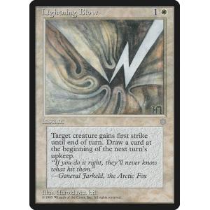 MTG ■白/英語版■ 《Lightning Blow》アイスエイジ ICE